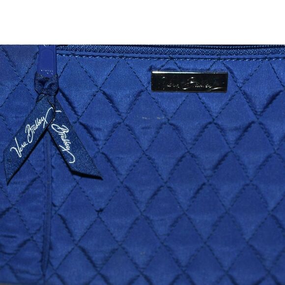 Vera Bradley Navy Blue Quilted Cloth Hipster Crossbody/Shoulder Trendy Purse - Picture 2 of 6